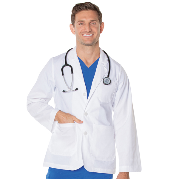 School of Nursing Men's Classic Lab Coat University of Minnesota Bookstores